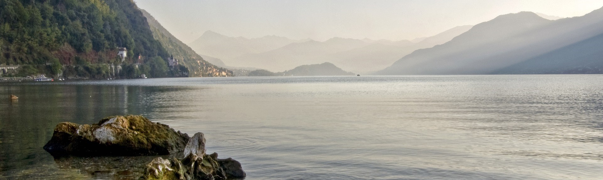 Lago di Como visto da Gera Lario, Lombardia